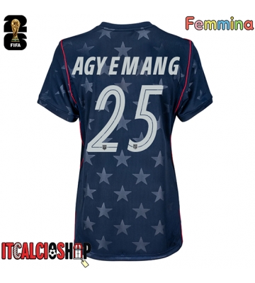 Stati Uniti Patrick Agyemang #25 Seconda Maglia Femmina Mondiali 2026 Manica Corta